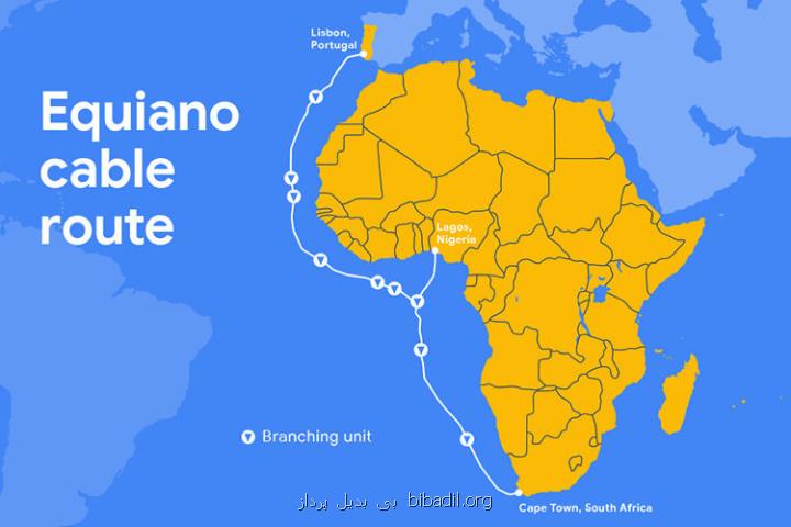 گوگل كابل ارتباطی زیردریایی بین اروپا و آفریقا خواهد كشید